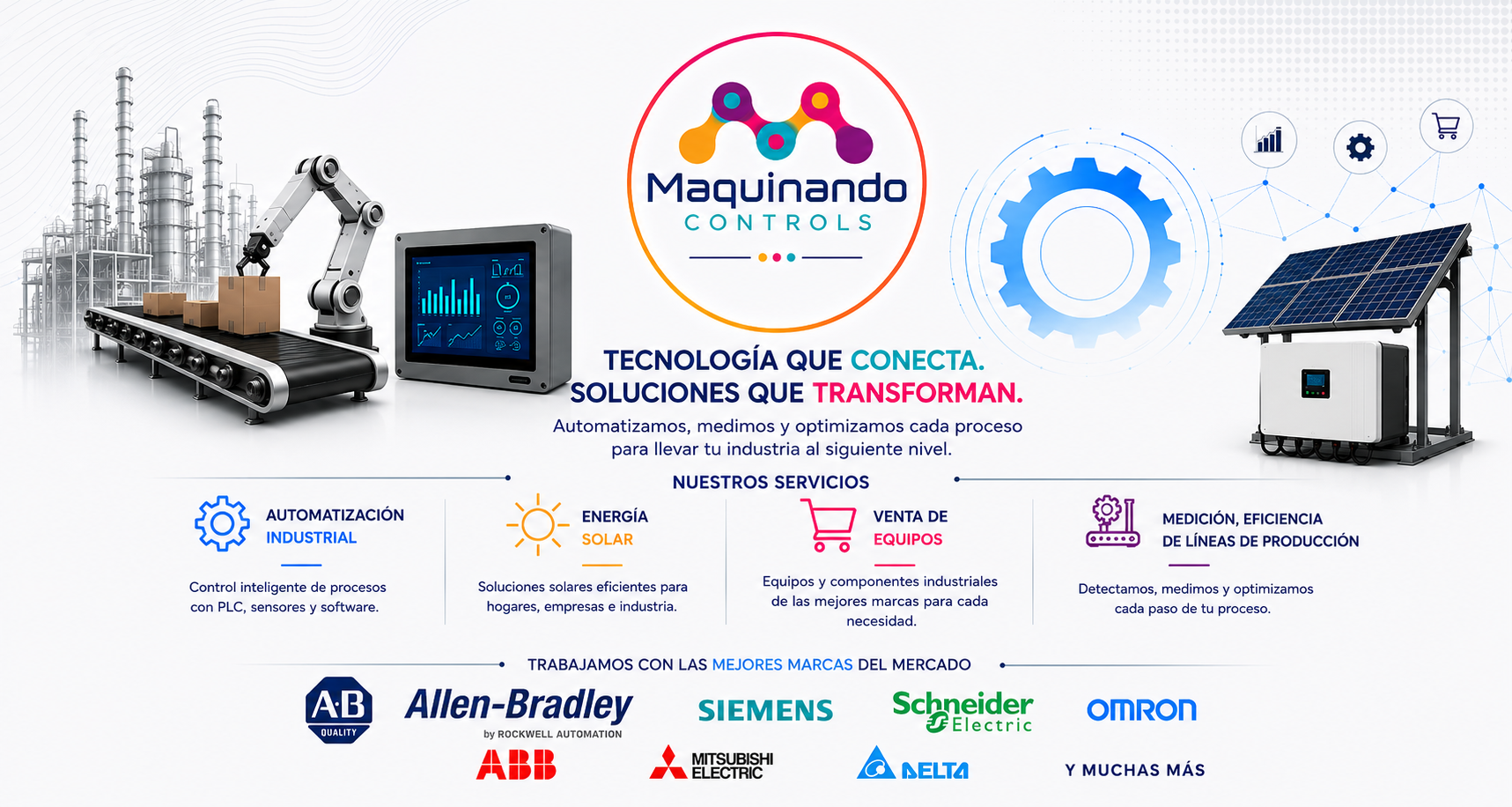 Maquinando Controls — Tecnología que conecta, soluciones que transforman